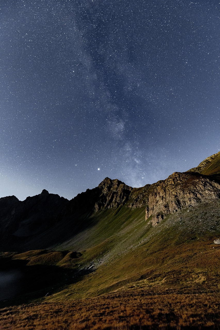 african night sky stars milky way savanna